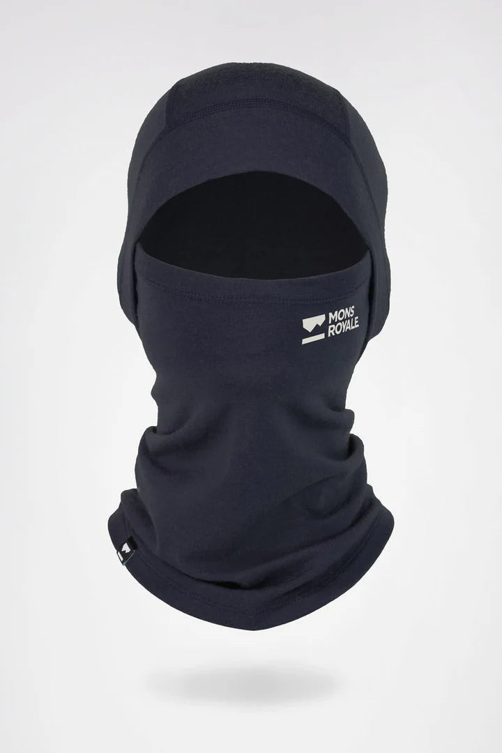 MONS ROYALE - Unisex Olympus Merino Balaclava 9 IRON - OS