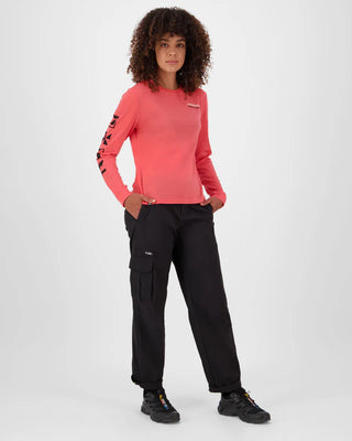 MONS ROYALE ICON WOMENS LONG SLEEVE - Watermelon