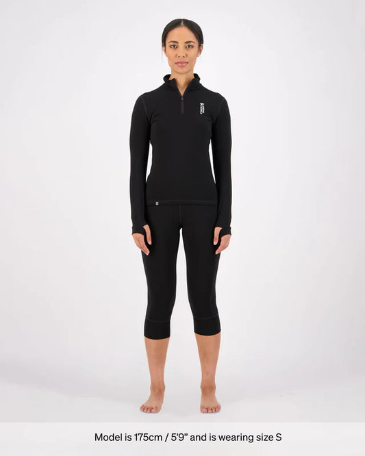 MONS ROYALE WOMENS CASCADE FLEX 1/4 Zip