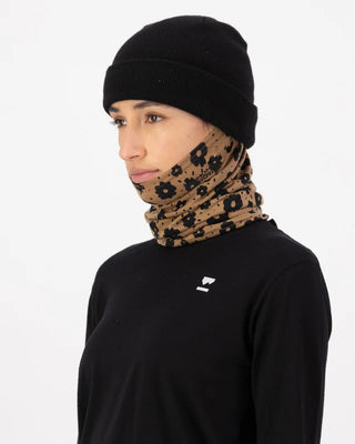 MONS ROYALE -  NECKWARMER AORAKI LILY - Toffee