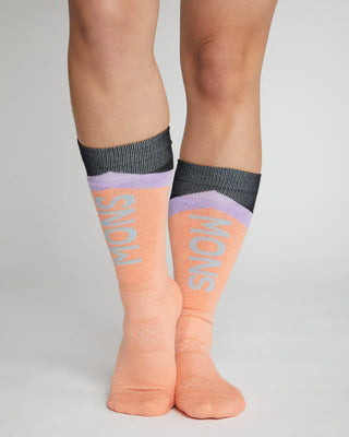 MONS ROYALE SOCKS - ULTRA CUSHION SNOW - Punch