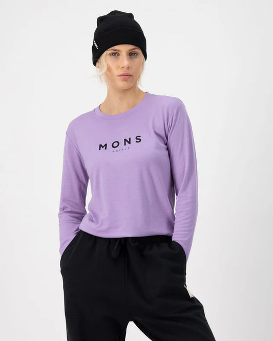 MONS ROYALE - Yotei Merino Classic Long Sleeve - Lupin