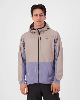 MONS ROYALE - MENS DIVERSION WIND JACKET - Blue Granite