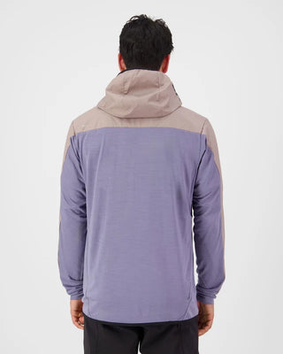 MONS ROYALE - MENS DIVERSION WIND JACKET - Blue Granite