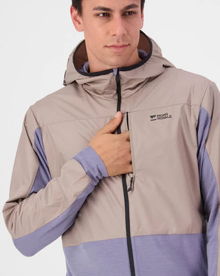 MONS ROYALE - MENS DIVERSION WIND JACKET - Blue Granite