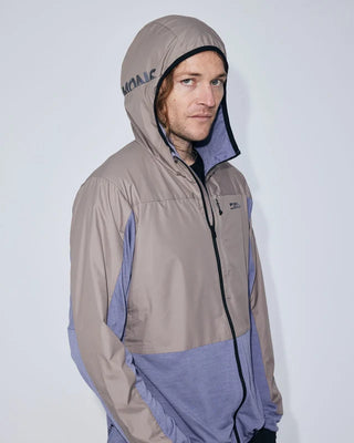 MONS ROYALE - MENS DIVERSION WIND JACKET - Blue Granite