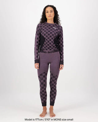 MONS ROYALE - ASCENDER - Mauve / Black