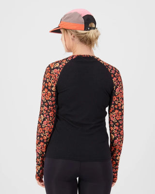 MONS ROYALE BELLA WOMENS LONG SLEEVE - Ditzy Camo / Black