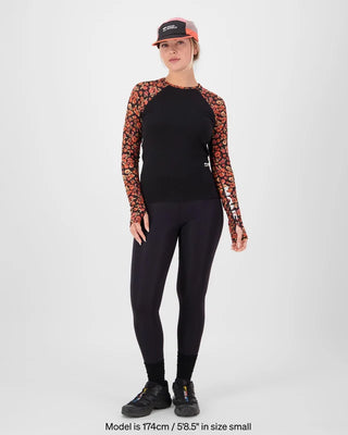 MONS ROYALE BELLA WOMENS LONG SLEEVE - Ditzy Camo / Black