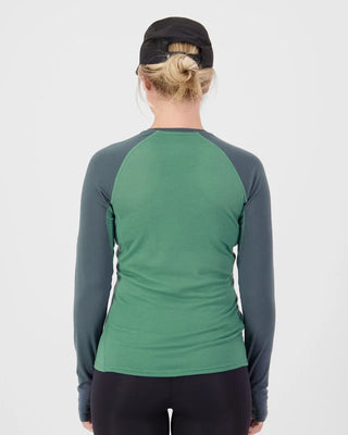 MONS ROYALE BELLA WOMENS LONG SLEEVE - Ditzy Camo / Black