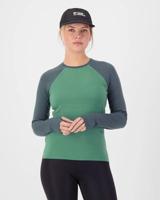 MONS ROYALE BELLA WOMENS LONG SLEEVE - Ditzy Camo / Black