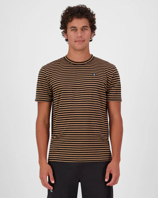 MONS ROYALE ICON MENS T-SHIRT - Mr Stripe Toffee