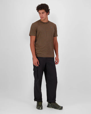 MONS ROYALE ICON MENS T-SHIRT - Mr Stripe Toffee