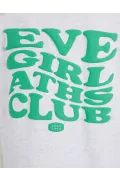 EVE GIRL ATHS TEE - Grey Marl