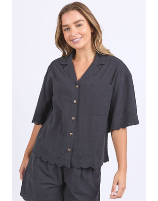 FOXWOOD MADELEINE SHIRT - Black