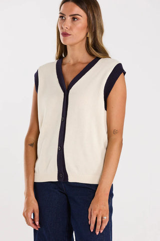 THING THING ARMOUR VEST - Milky Bar