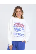 FOXWOOD MONTANA CREW - White