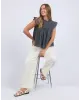 FOXWOOD ADELYN TOP - Charcoal