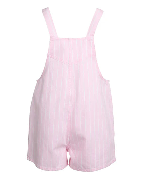 EVE GIRL WILMA DENIM PLAYSUIT - Pink