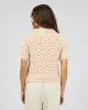 SILENT THEORY NINA CROCHET TOP -Natural