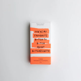 WILD EMERY THREE SHOWER STEAMERS -YOU'RE MY FAVOURITE