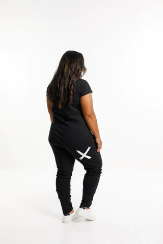 HOMELEE - APARTMENT PANTS - Black / White X