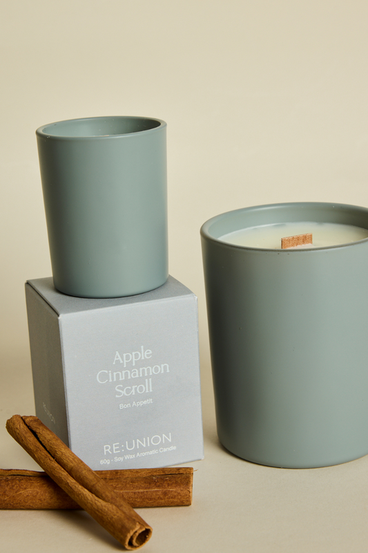 REUNION - Apple Cinnamon Scroll 60g Soy Candle