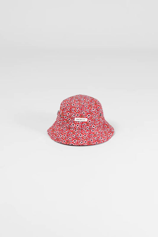 RPM BUCKET HAT - Red Floral