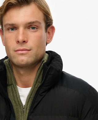 SUPERDRY - SPORTS PUFFER JACKET - Black