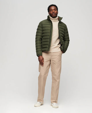 SUPERDRY FUJI PADDED JACKET - Dark Moss Green