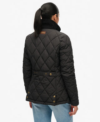 SUPERDRY - CORD TRIMMED LINER JACKET - Black