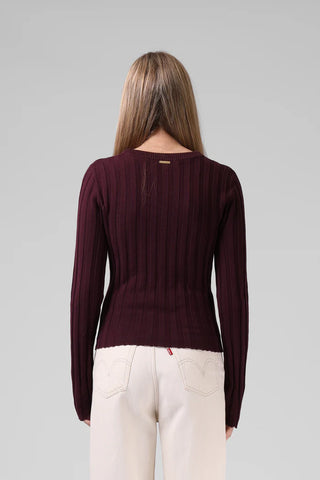 RPM WIDE KNIT - Plum