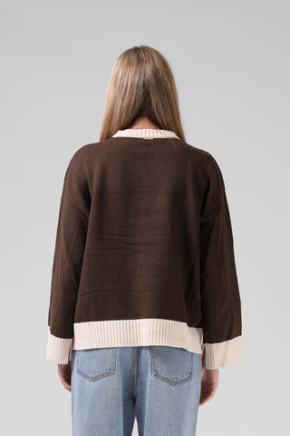 RPM - CLARA KNIT - Chocolate / Cream