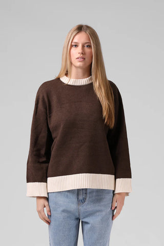 RPM - CLARA KNIT - Chocolate / Cream