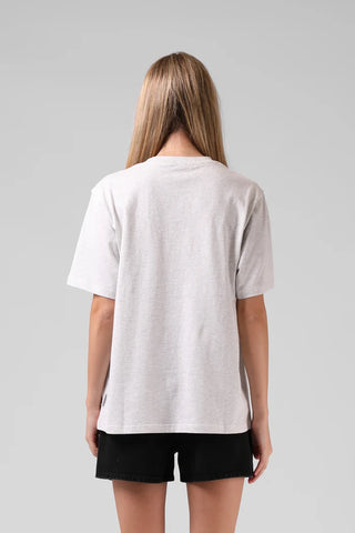 RPM - FLOWERS TEE - White Marl