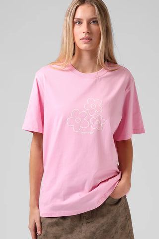RPM - FLOWERS TEE - Pink