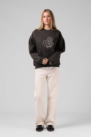 RPM - FLOWERS BOX CREW - Charcoal