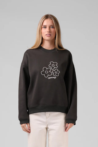 RPM - FLOWERS BOX CREW - Charcoal