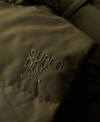 SUPERDRY HOODED EVEREST GILET - Goods Olive Green