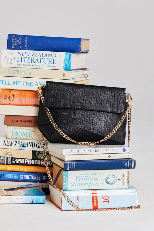 THING THING ANNASTASIA BAG - Black Bubble Leather