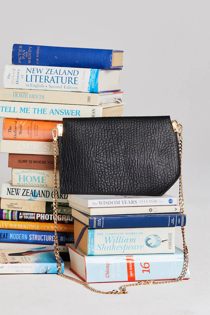THING THING ANNASTASIA BAG - Black Bubble Leather
