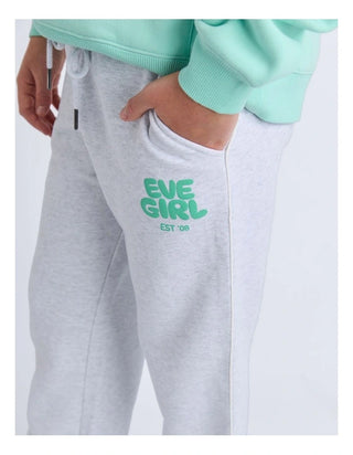 EVE GIRL SPORTS CLUB FLARE TRACKPANT - SNOW MARLE