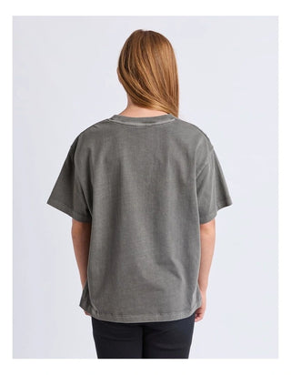 EVE GIRL WILD WEST TEE - Charcoal