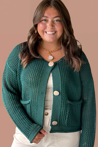 THE REPUBLIC CO. - Seafoam Cardi
