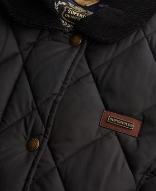 SUPERDRY - CORD TRIMMED LINER JACKET - Black