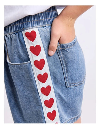 EVE GIRL - LOVE DENIM SHORT