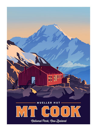 LOVE THY LAND - MT COOK MUELLER HUT A4