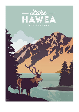 LOVE THY LAND - LAKE HAWEA -  A4