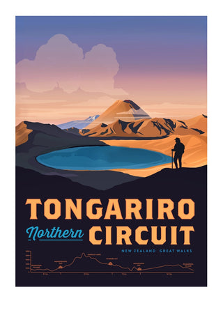 LOVE THY LAND - TONGARIRO CIRCUIT -  A4