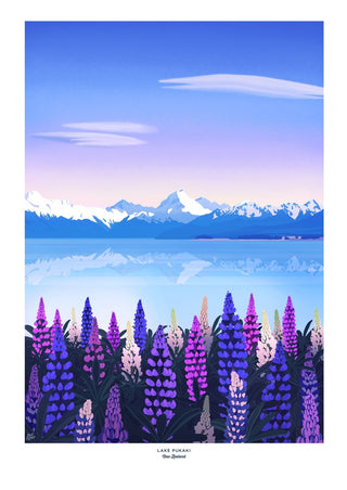 LOVE THY LAND - LAKE PUKAKI A4